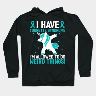 Funny Tourette Syndrome Warrior Tourette Syndrome Awareness Hoodie